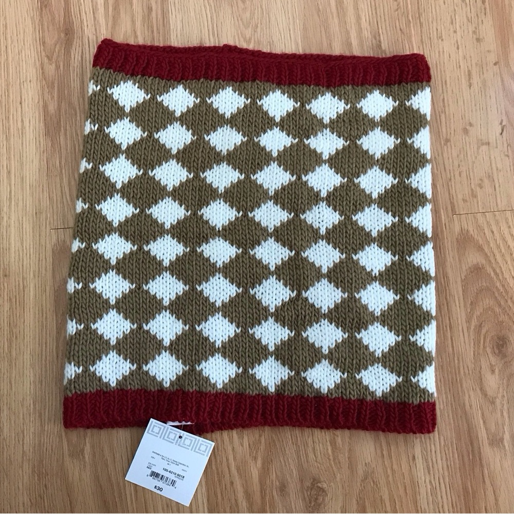 Tube Scarf Neck Warmer 100% Acrylic NWT Women's O/S